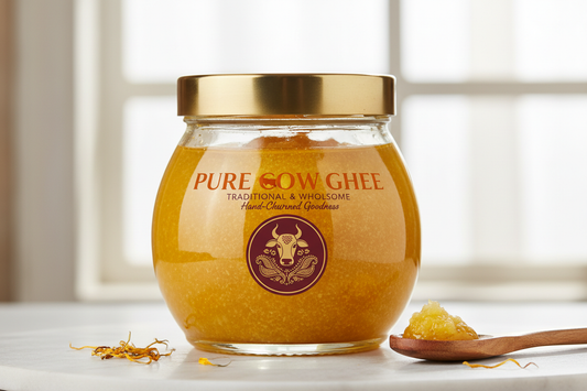 PACKED PURE COW GHEE...WITH HEADING